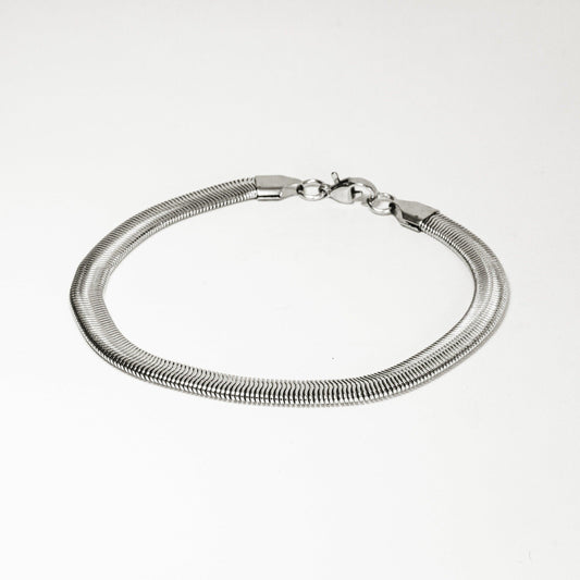 Pulseira Masculina Lacraia de Aço Inoxidável 22cm - Monterrier