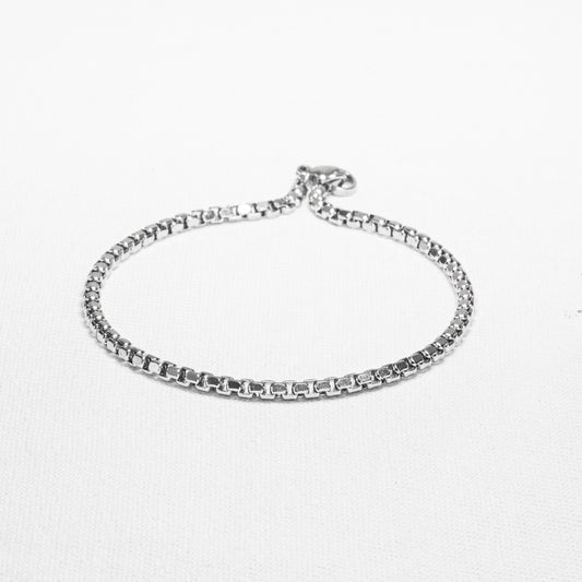 Pulseira Masculina Bolt Aço Inoxidável 20cm - Monterrier