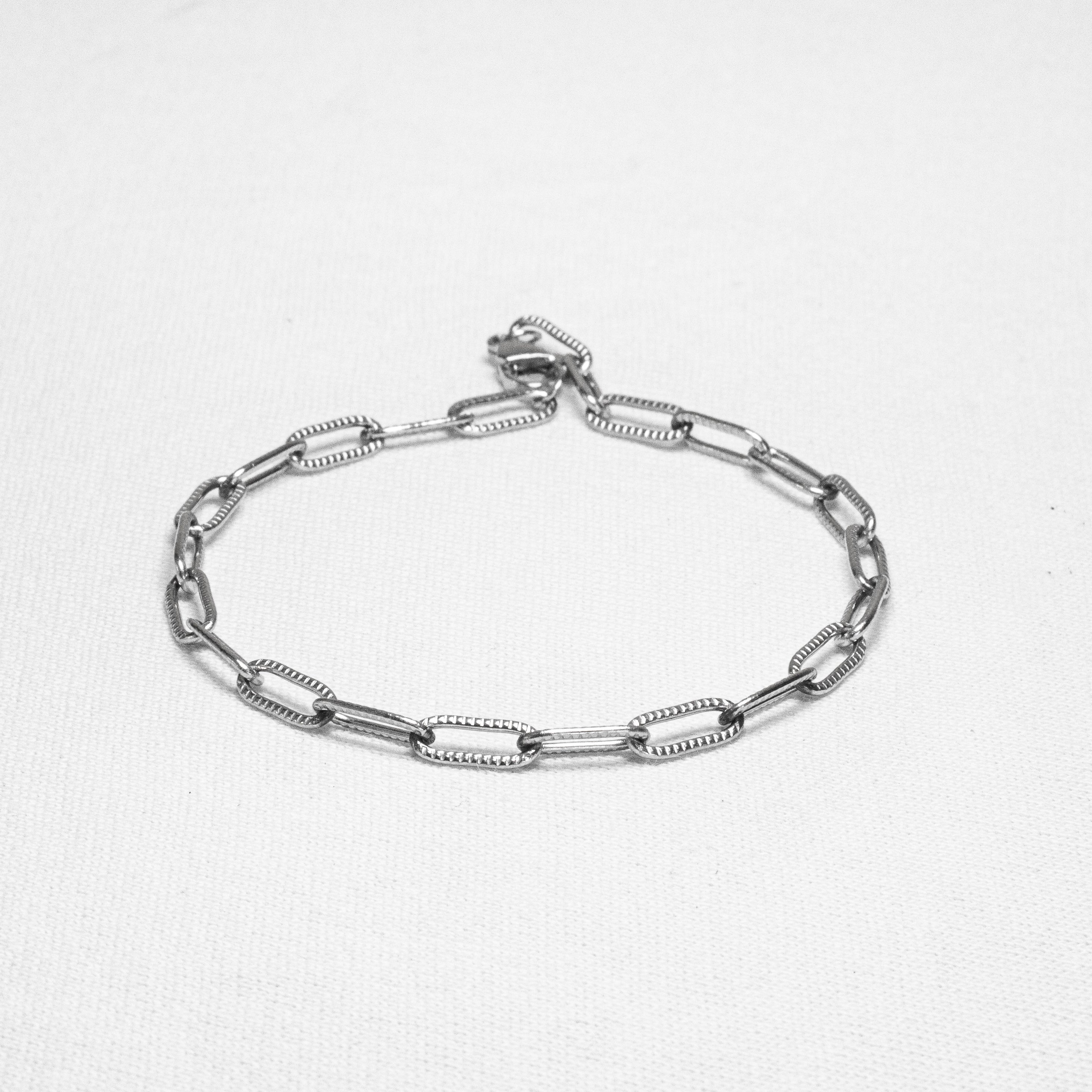 Pulseira Masculina Strap Corrente Aço Inoxidável 20cm - Monterrier