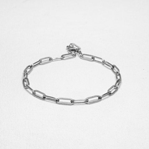 Pulseira Masculina Strap Corrente Aço Inoxidável 20cm - Monterrier