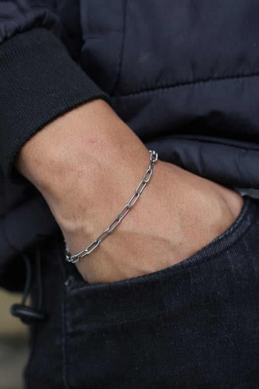 Pulseira Masculina Strap Corrente 20cm - Monterrier