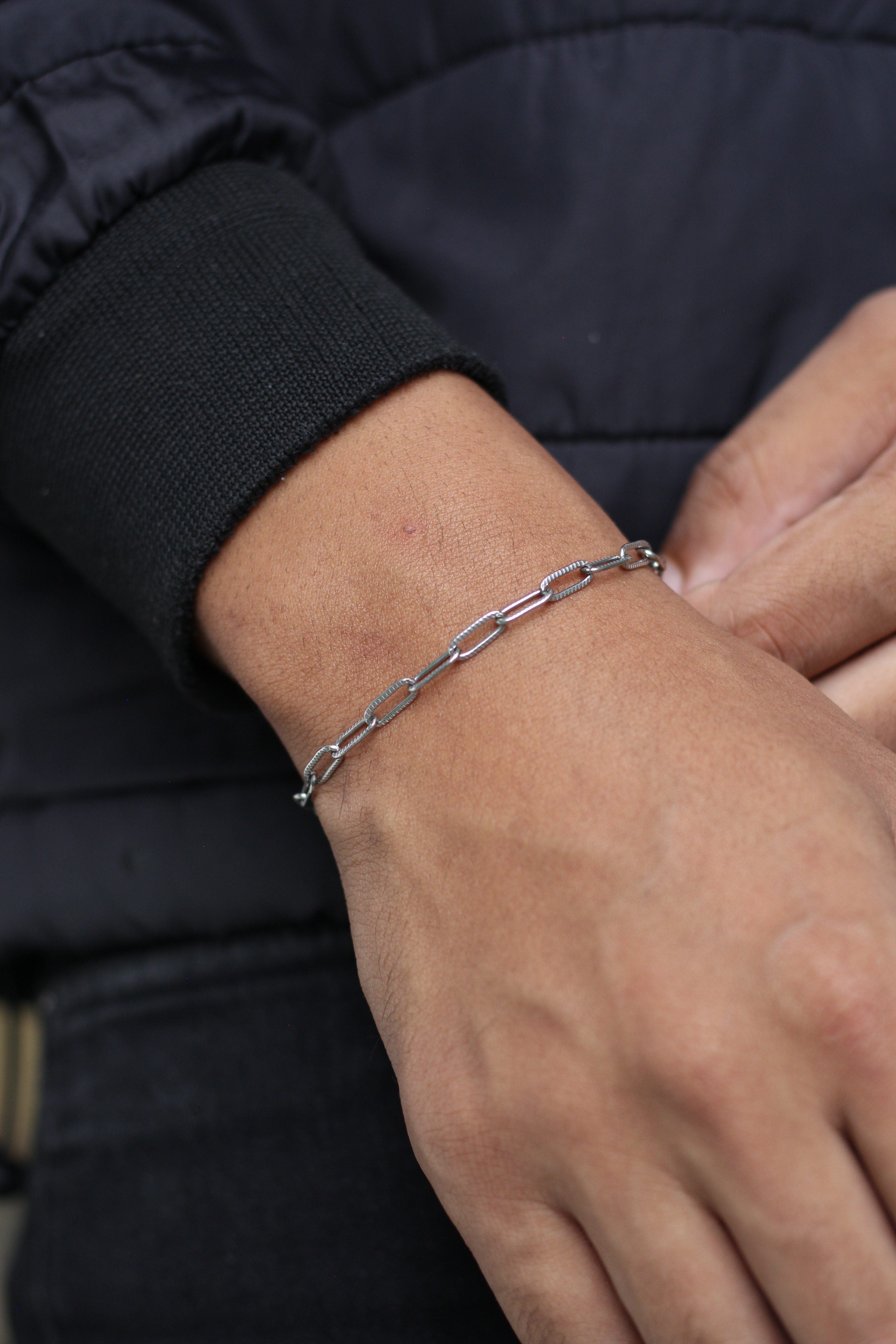 Pulseira Masculina Strap Corrente 20cm - Monterrier