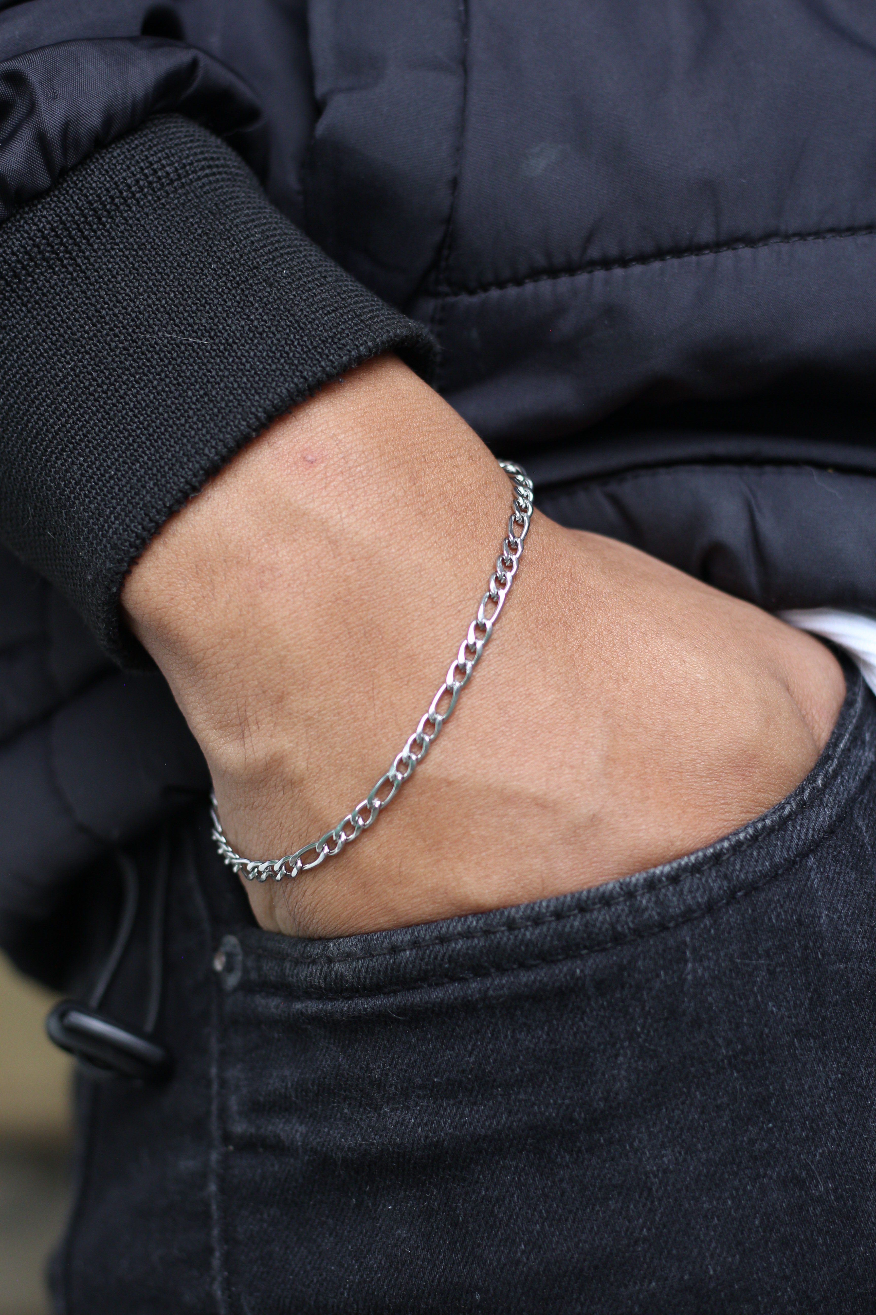 Pulseira Masculina Elo 3 em 1 20cm - Monterrier