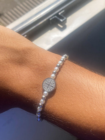 Pulseira Medalha de São Bento Ajustável - Monterrier