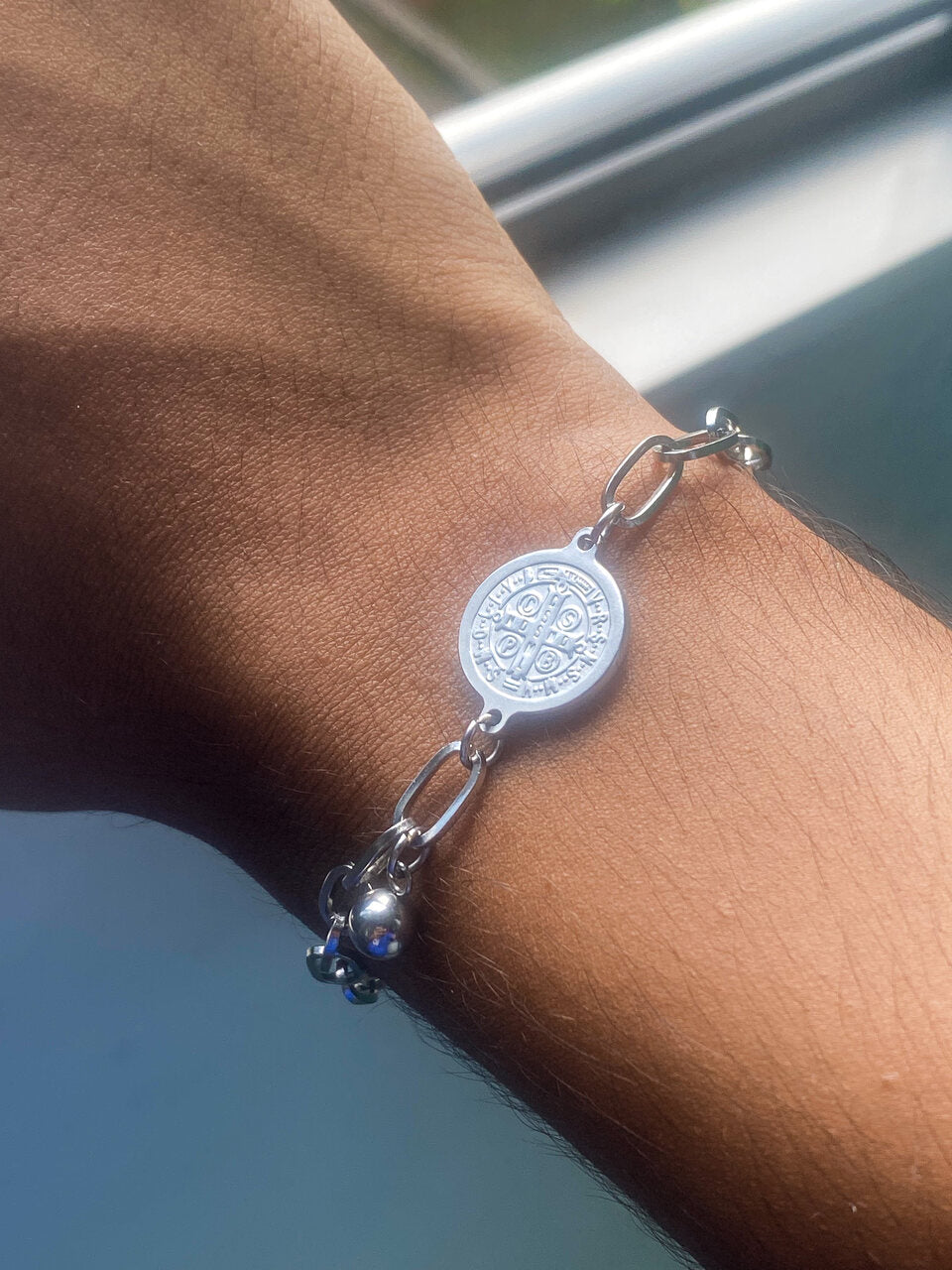 Pulseira Medalha de São Bento Ajustável - Monterrier