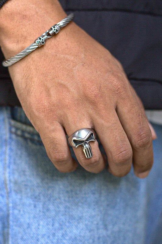 Anel Masculino Justiceiro The Punisher Caveira - Monterrier
